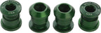 Wolf Tooth 1x Chainring Bolt Set - 6mm, Dual Hex Fittings, Set/4, Green
