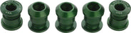 Wolf Tooth 1x Chainring Bolt Set - 6mm, Dual Hex Fittings, Set/5, Green