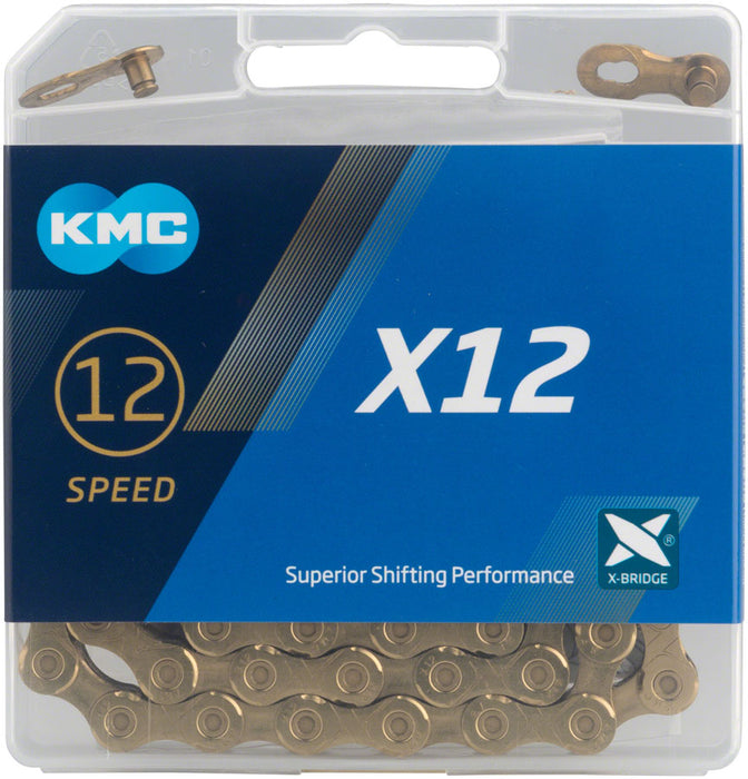 KMC X-12 Ti-Nitride Coated 12sp Chain, Gold