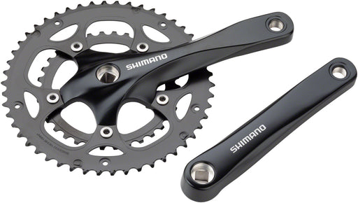 Shimano Claris FC-RS200 Crankset - 175mm, 8-Speed,50/34t, 110 BCD, Square Taper JIS Spindle Interface, Black