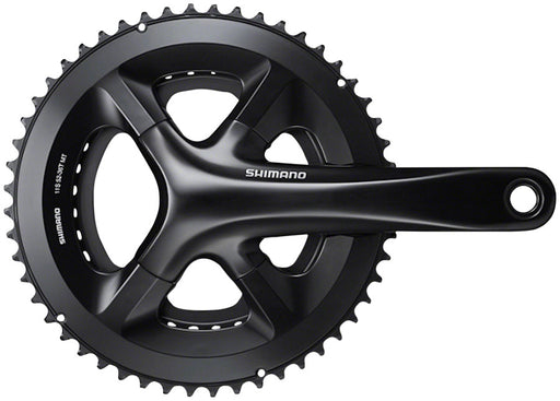 Shimano 105 FC-RS510 Crankset - 172.5mm, 11-Speed, 50/34t, 110 Asymmetric BCD, Hollowtech II Spindle Interface, Black