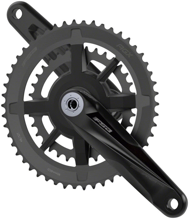 FSA (Full Speed Ahead) Gossamer Pro Modular AGX+ Crankset - 172.5mm, 10/11-Speed, 46/30t, DM/90 BCD, 386 EVO Spindle Interface, Black