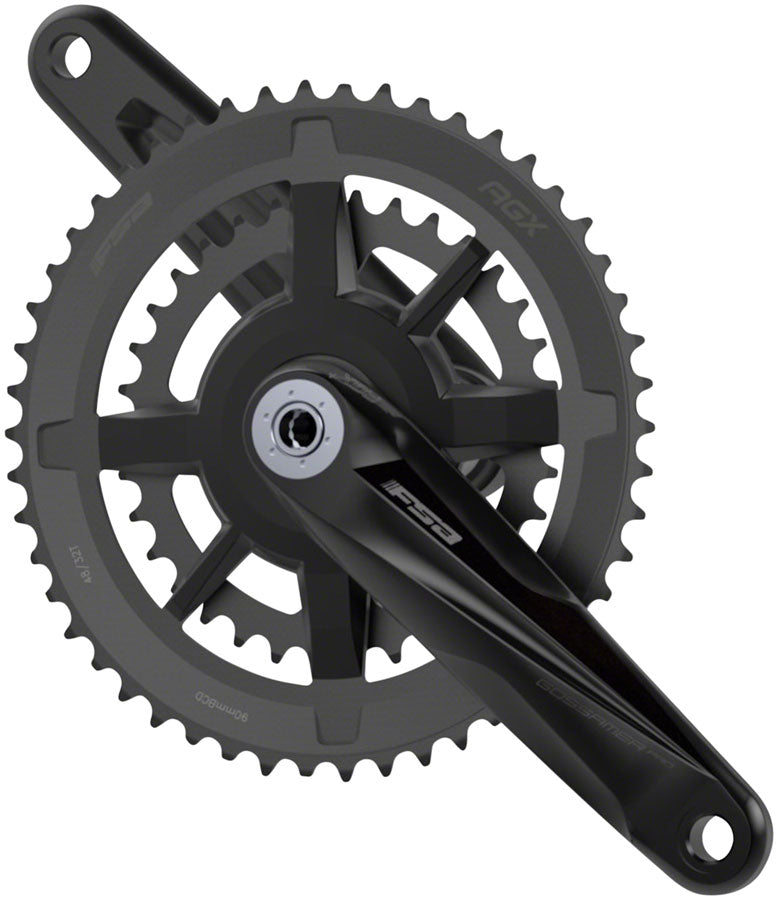 FSA (Full Speed Ahead) Gossamer Pro Modular AGX+ Crankset - 172.5mm, 10/11-Speed, 46/30t, DM/90 BCD, 386 EVO Spindle Interface, Black