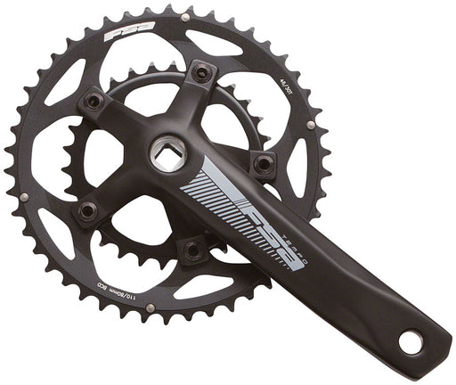 FSA (Full Speed Ahead) Tempo Crankset - 175mm, 10/11-Speed, 46/30t, JIS Spindle Interface, Black