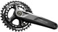 Shimano Deore FC-M4100-2 Crankset - 175mm, 10-Speed, 36/26t, Black