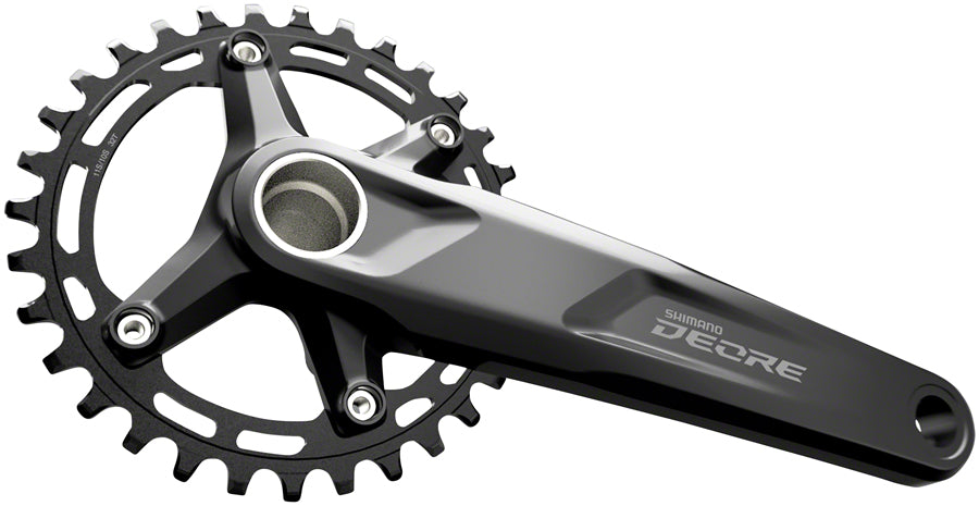 Shimano Deore FC-M5100-1 Crankset - 175mm, 10/11-Speed, 32t, 96 BCD, Hollowtech II Spindle Interface, Black