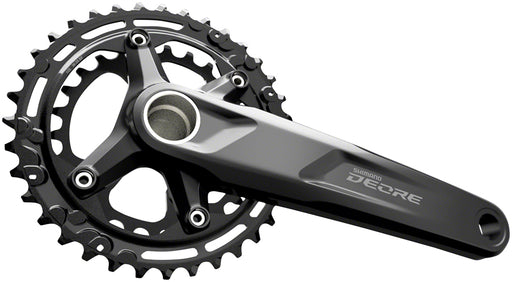 Shimano Deore FC-M5100-B2 Crankset - 175mm, 11-Speed, 36/26t, 96/64 BCD, Hollowtech II Spindle Interface, Black