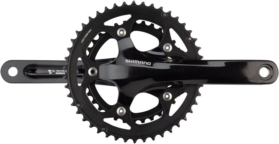 Shimano Tiagra FC-R460 Crankset - 170mm, 10-Speed, 46/34t, 110 BCD, Hollowtech II Spindle Interface, Black