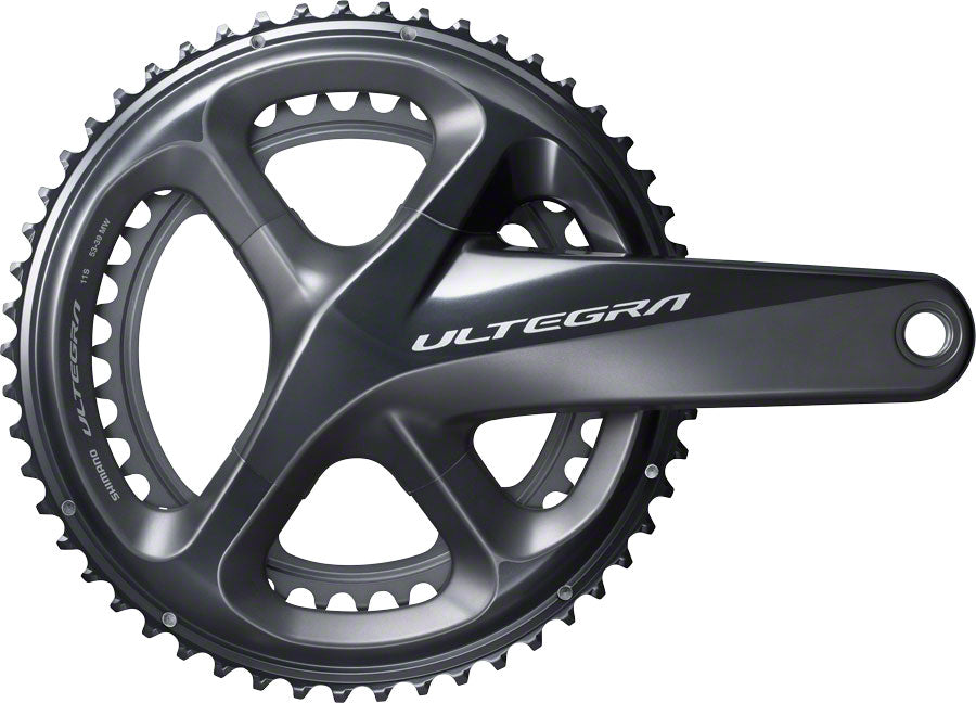 Shimano Ultegra FC-R8000 Crankset - 175mm, 11-Speed, 52/36t, 110 Asymmetric BCD, Hollowtech II Spindle Interface, Black