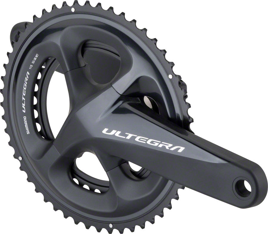 Shimano Ultegra FC-R8000 Crankset - 170mm, 11-Speed, 52/36t, 110 Asymmetric BCD, Hollowtech II Spindle Interface, Black