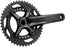 Shimano GRX FC-RX600-10 Crankset - 175mm, 10-Speed, 46/30t, 110/80 BCD, Hollowtech II Spindle Interface, Black