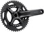 Shimano GRX FC-RX600-11 Crankset - 170mm, 11-Speed, 46/30t, 110/80 BCD, Hollowtech II Spindle Interface, Black