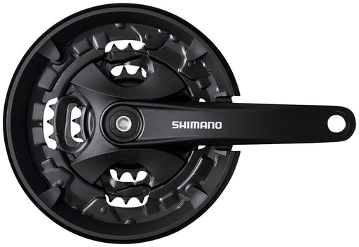 Shimano Altus FC-MT101 Crankset - 175mm 9-Speed 40/30/22 50mm