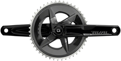 SRAM Rival AXS Crankset with Quarq Power Meter - 172.5mm, 12-Speed, 48/35t Yaw, 107 BCD, DUB Spindle Interface, Black, D1