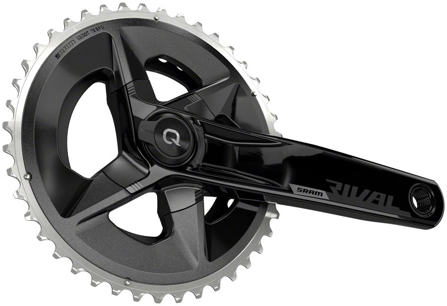 SRAM Rival AXS Wide Power Meter Crankset - 170mm, 12-Speed, 43/30t Yaw, 94 BCD, DUB Spindle Interface, Black, D1