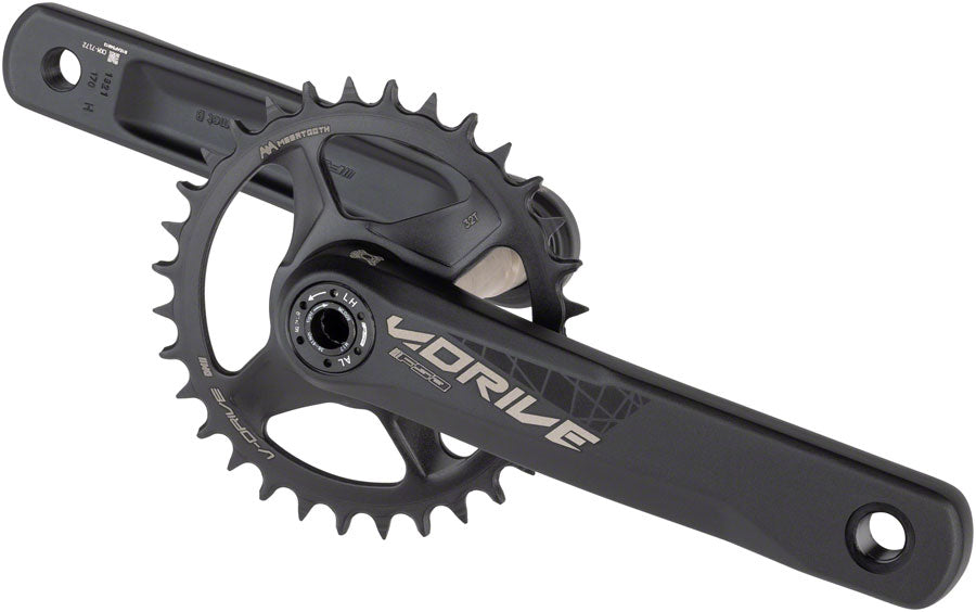 Full Speed Ahead V-Drive Modular 1x Crankset - 175mm, 11/12-Speed, 32t, Direct Mount, MegaExo Spindle Interface, Black