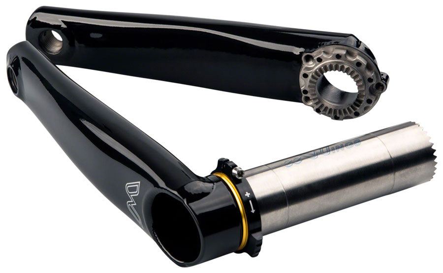 CaneCreek eeWings Raven Titanium Mountain Crankset -  175mm, Direct Mount, 392 EVO Spindle Interface, Black