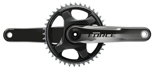 SRAM Force 1 AXS Crankset - 172.5mm, 12-Speed, 46t, 107 BCD, DUB Spindle Interface, Gloss Carbon, D1