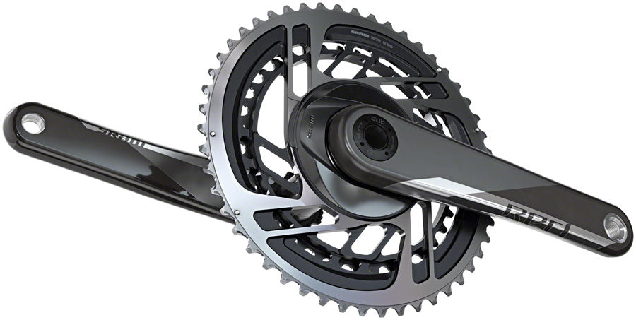 SRAM RED AXS Crankset - 172.5mm, 12-Speed, 48/35t, Direct Mount, DUB Spindle Interface, Natural Carbon, D1