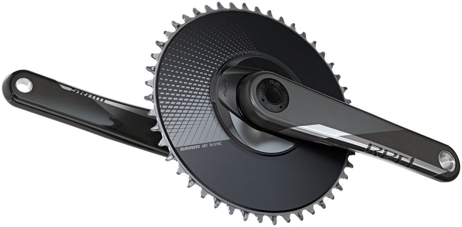 SRAM RED 1 AXS Crankset - 175mm, 12-Speed, 48t, Direct Mount, DUB Spindle Interface, Natural Carbon, D1