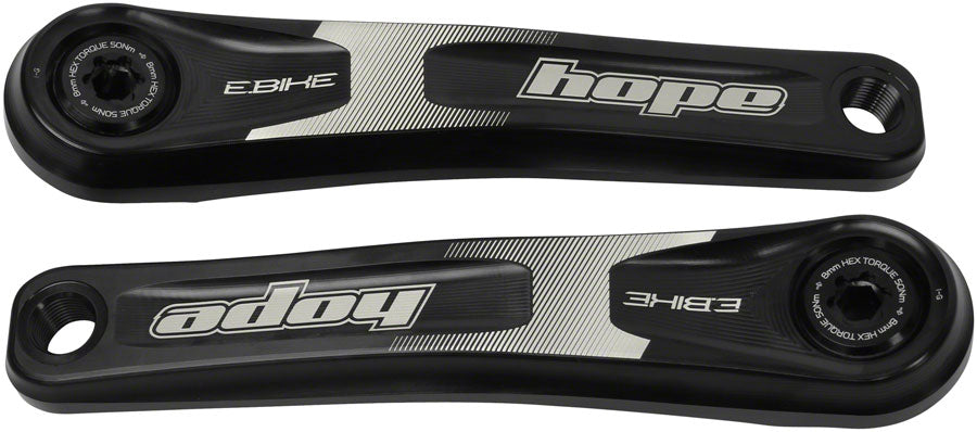 Hope eBike Crankset - 165mm, ISIS, Standard Offset, Black