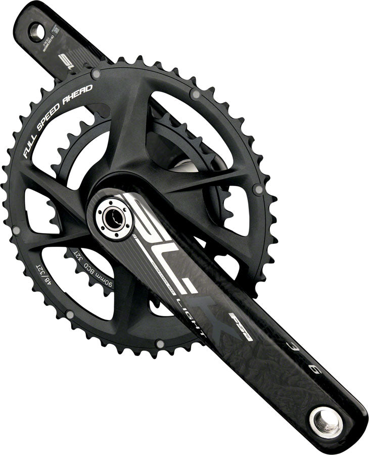 FSA (Full Speed Ahead) SL-K Modular Crankset - 175mm, 11-Speed, 46/30t, Direct Mount, 90 BCD, 386 EVO Spindle Interface, Black