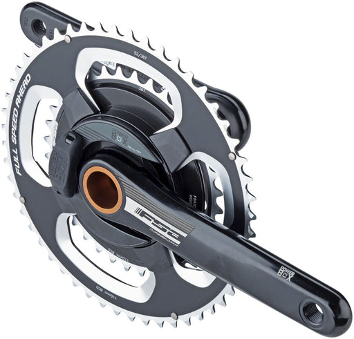 FSA (Full Speed Ahead) PowerBox Alloy Power Meter Crankset - 170mm, 11-Speed, 52/36t, 110 FSA ABS BCD, 386 EVO Spindle Interface, Black