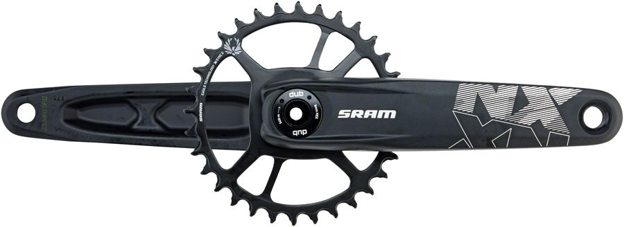 SRAM NX Eagle Fat Bike Crankset - 170mm, 12-Speed, 30t, Direct Mount, DUB Spindle Interface, Black