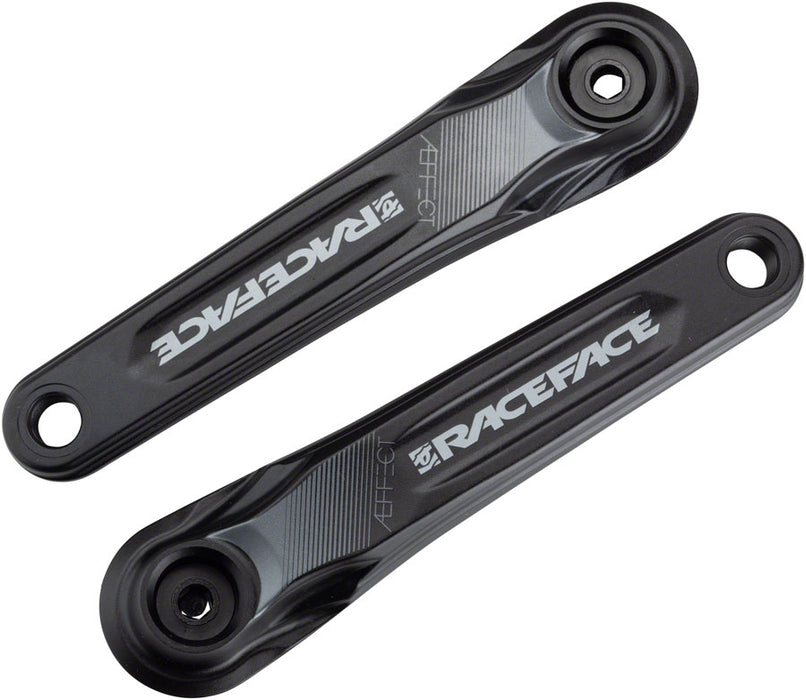 Race Face Aeffect eBike Crank Arm Set - 175mm, For ISIS spline Bosch, Yamaha, and Brose Motors, Black