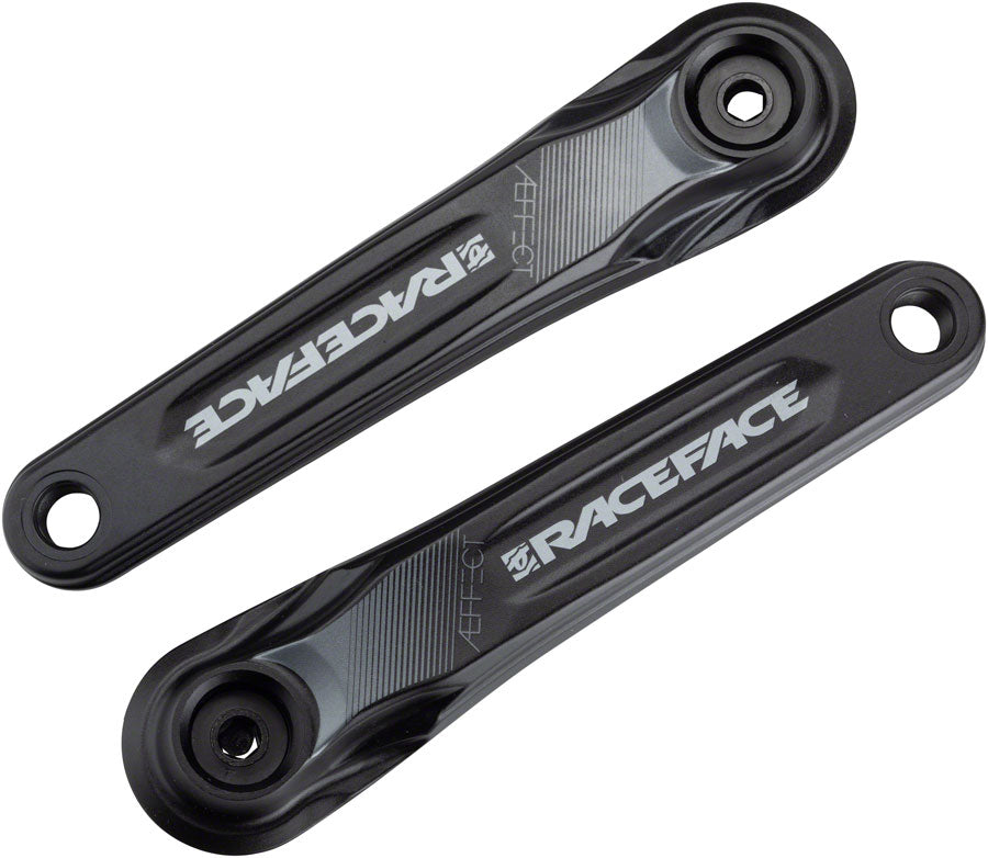 Race Face Aeffect eBike Crank Arm Set - 175mm, For ISIS spline Bosch, Yamaha, and Brose Motors, Black