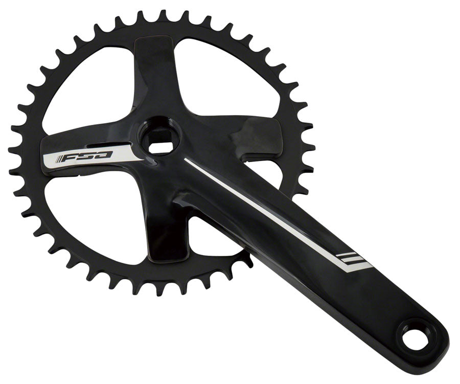 Full Speed Ahead Vero Pro 1x Crankset - 170mm, 11-Speed, 42t, 120 BCD, JIS Spindle Interface, Black, V17
