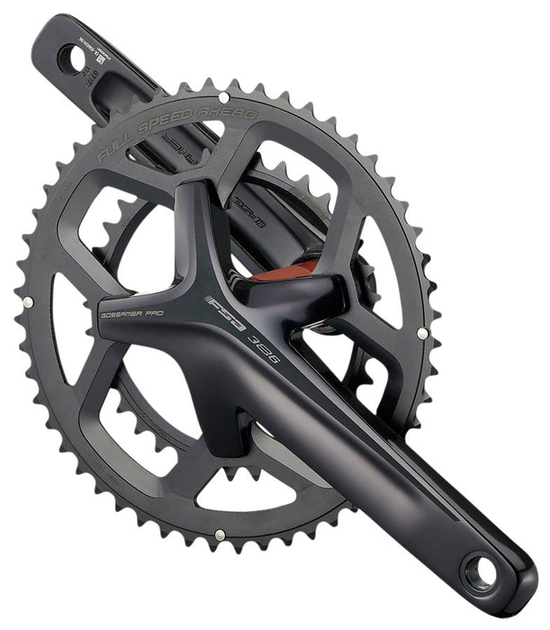 FSA (Full Speed Ahead) Gossamer Pro ABS Crankset - 172.5mm, 10/11-Speed, 50/34t, 110 ABS BCD, 386 EVO Spindle Interface, Black