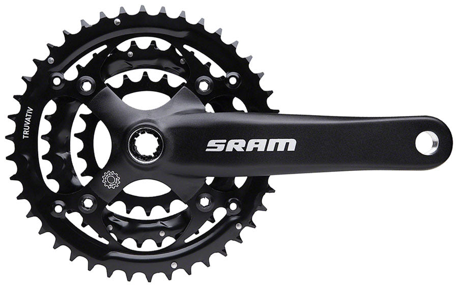 SRAM S600 PowerSpline 175mm 22-32-42 9 speed Crankset Black Bottom Bracket Not Included