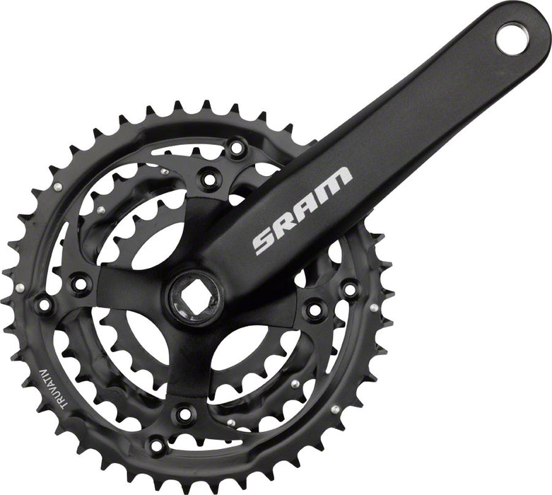 SRAM S-600 Crankset - 175mm 8-Speed 42/32/22t 104/64 BCD Square Taper