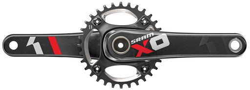 SRAM X01 All Downhill Crankset - 165mm, 10/11-Speed, 34t, Direct Mount, DUB Spindle Interface, Red, B1