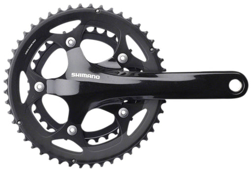 Shimano Tiagra FC-R460 Crankset - 175mm, 10-Speed, 46/34t, 110 BCD, Hollowtech II Spindle Interface, Black