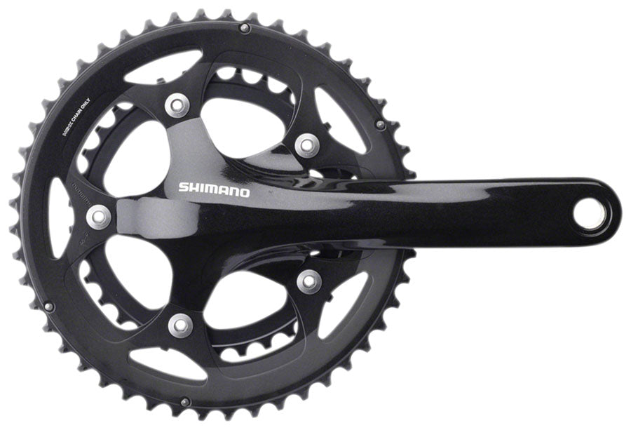 Shimano Tiagra FC-R460 Crankset - 170mm, 10-Speed, 48/34t, 110 BCD, Hollowtech II Spindle Interface, Black