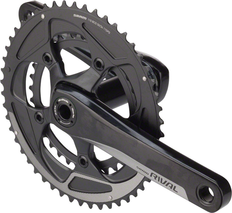 SRAM Rival 22 Crankset - 172.5mm 11-Speed 50/34t 110 BCD BB30/PF30