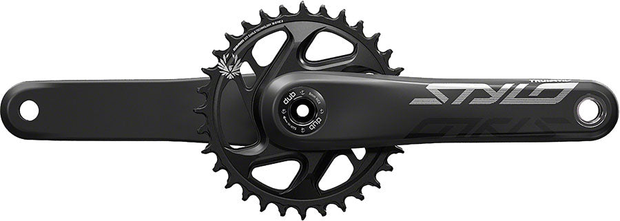 TruVativ STYLO Carbon Eagle Boost Crankset - 170mm, 12-Speed, 32t, Direct Mount, DUB Spindle Interface, Black