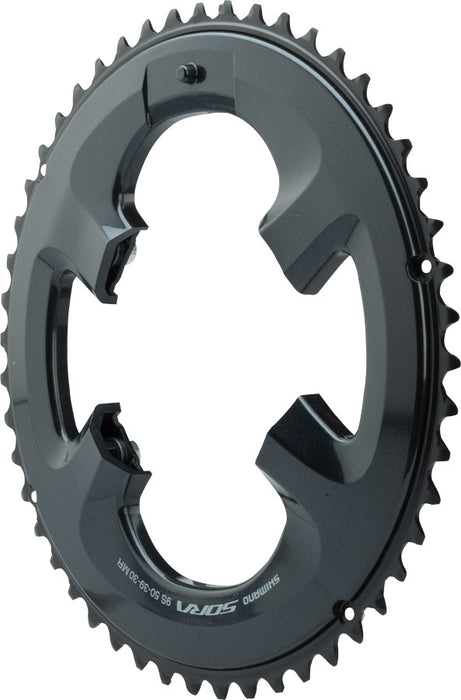 Shimano Sora R3030 (non-chainring guard model) 50t 110mm 9-Speed Outer Chainring, Black