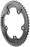 SRAM Force 22 53T 130mm BCD YAW Chainring Black for Hidden or Non-Hidden Bolt Use with 39T