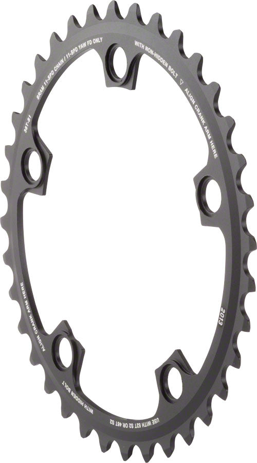 SRAM 11-Speed 36T 110mm BCD YAW Chainring Black, Use with 46 or 52T