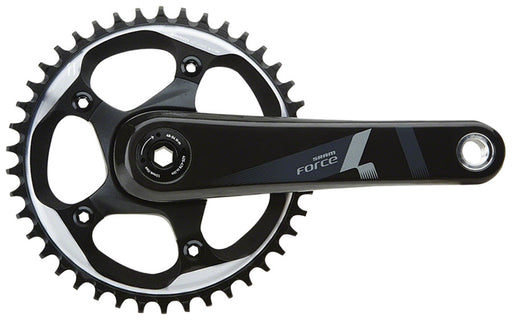 SRAM Force 1 Crankset - 175mm, 10/11-Speed, 42t, 110 BCD, BB30/PF30 Spindle Interface, Black