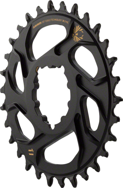 SRAM X-Sync 2 Eagle Direct Mount Chainring 30T Boost 3mm Offset with Gold Logo