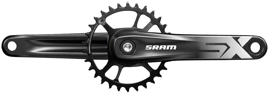 SRAM SX Eagle Crankset - 175mm, 12-Speed, 32t, Direct Mount, Power Spline Spindle Interface, Black, A1