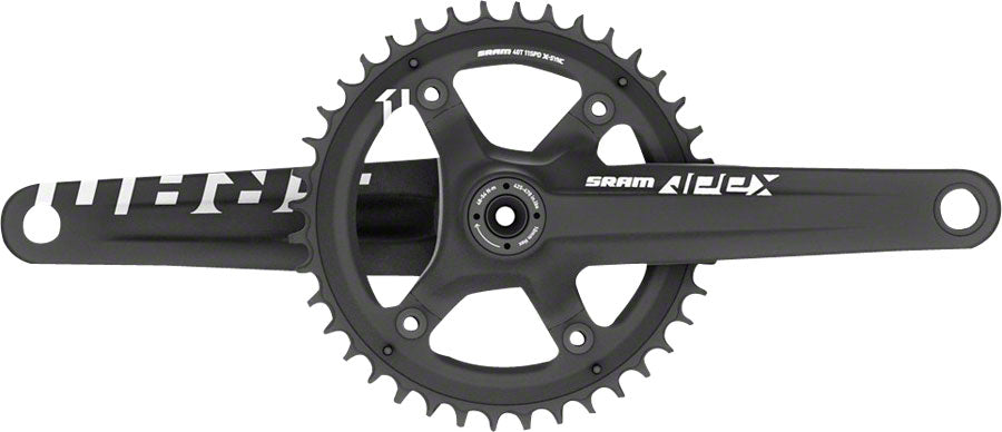 SRAM Apex 1 Crankset - 170mm, 10/11-Speed, 42t, 110 Asymmetric BCD, GXP Spindle Interface, Black