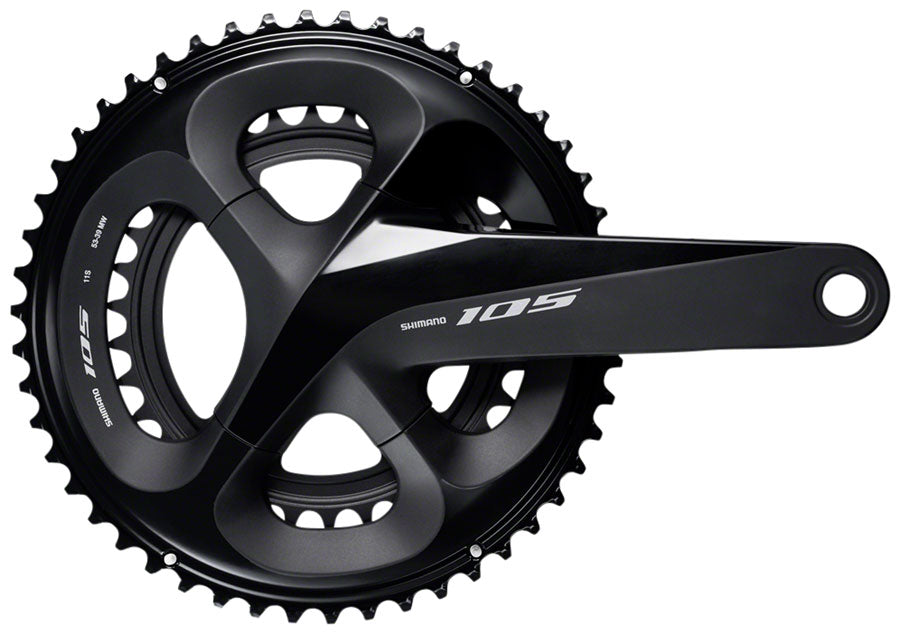 Shimano 105 FC-R7000 Crankset - 160mm, 11-Speed, 50/34t, 110 BCD, Hollowtech II Spindle Interface, Black