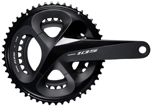 Shimano 105 FC-R7000 Crankset - 165mm, 11-Speed, 50/34t, 110 BCD, Hollowtech II Spindle Interface, Black
