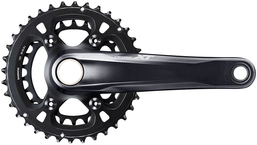 Shimano Deore XT FC-M8120-B2 Crankset - 175mm, 12-Speed, 36/26t, Direct Mount, Hollowtech II Spindle Interface, Black