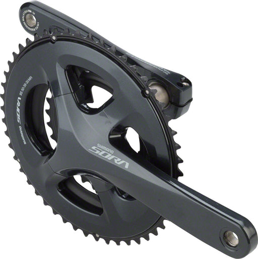 Shimano Sora FC-R3030 Crankset - 170mm, 9-Speed, 50/39/30t, 110/74 Asymmetric BCD, Hollowtech II Spindle Interface, Gray